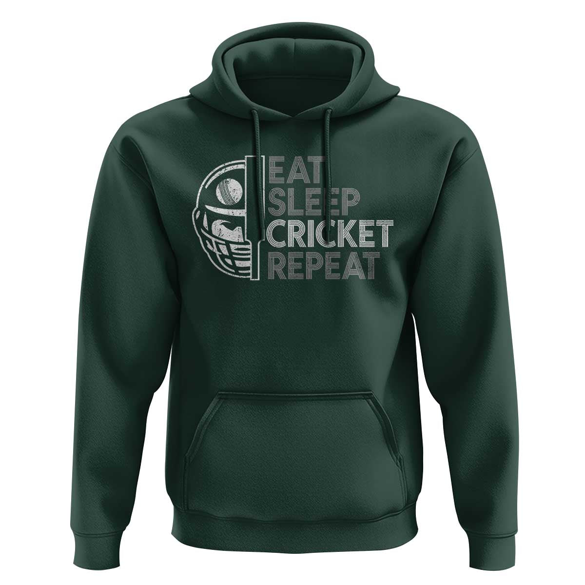 Eat Sleep Cricket Repeat Hoodie Retro Vintage Cricket Gifts