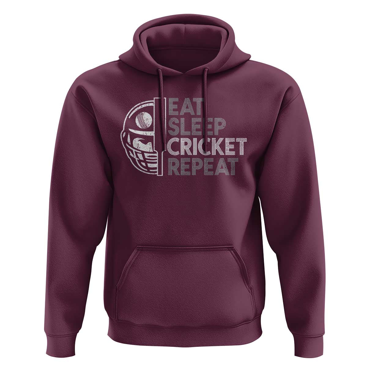 Eat Sleep Cricket Repeat Hoodie Retro Vintage Cricket Gifts