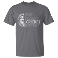 Eat Sleep Cricket Repeat T Shirt Retro Vintage Cricket Gifts