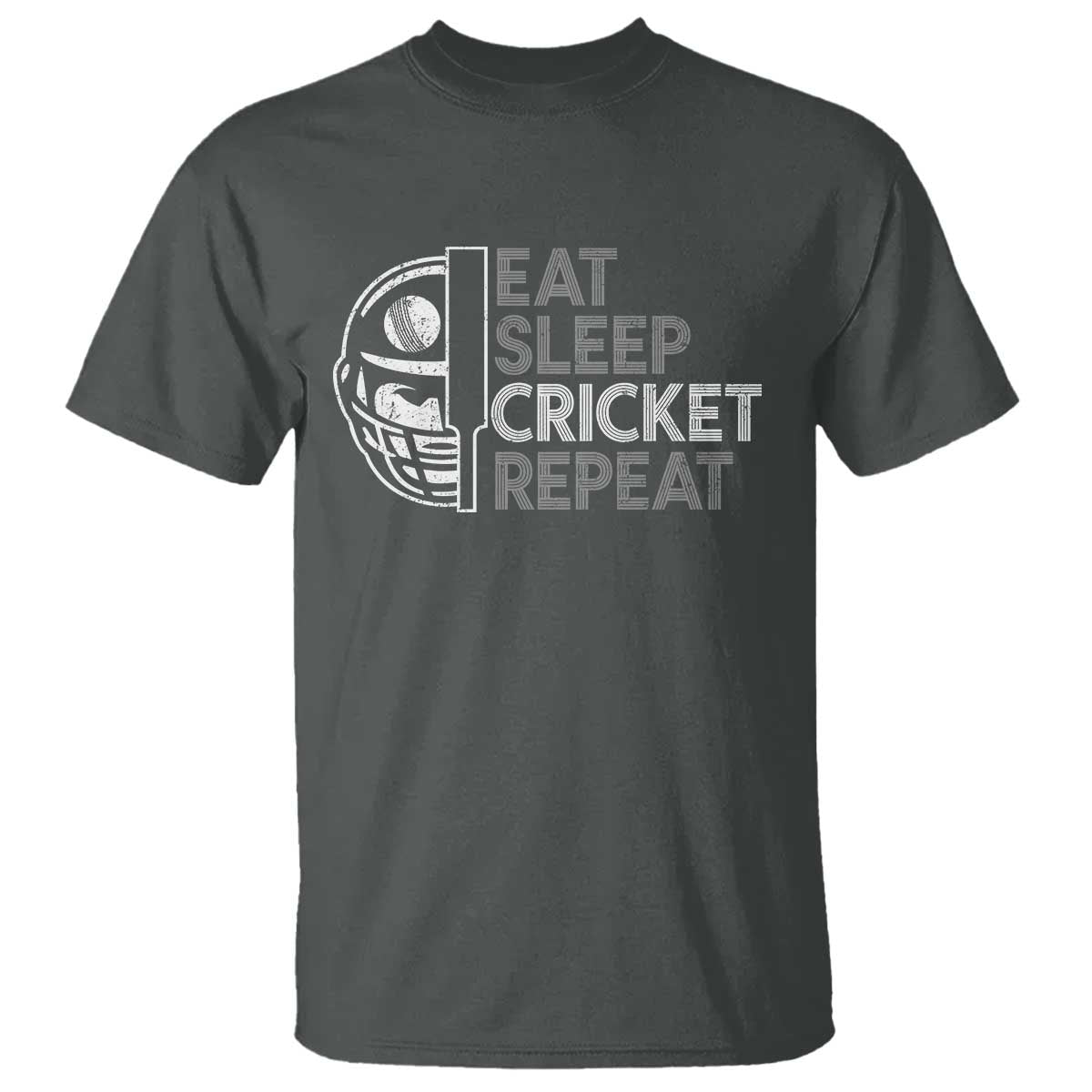 Eat Sleep Cricket Repeat T Shirt Retro Vintage Cricket Gifts