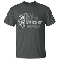Eat Sleep Cricket Repeat T Shirt Retro Vintage Cricket Gifts