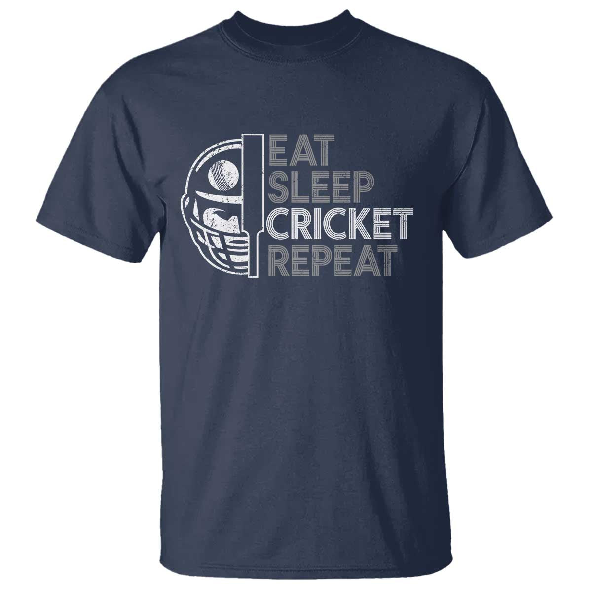 Eat Sleep Cricket Repeat T Shirt Retro Vintage Cricket Gifts