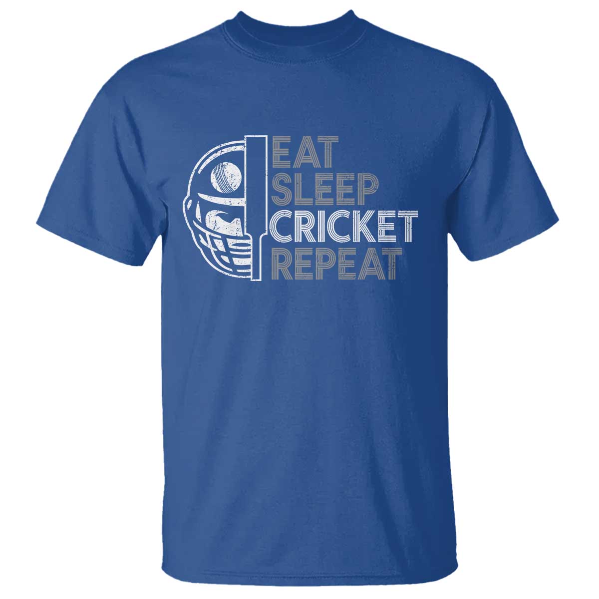 Eat Sleep Cricket Repeat T Shirt Retro Vintage Cricket Gifts