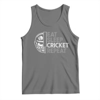 Eat Sleep Cricket Repeat Tank Top Retro Vintage Cricket Gifts