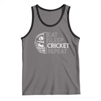 Eat Sleep Cricket Repeat Tank Top Retro Vintage Cricket Gifts
