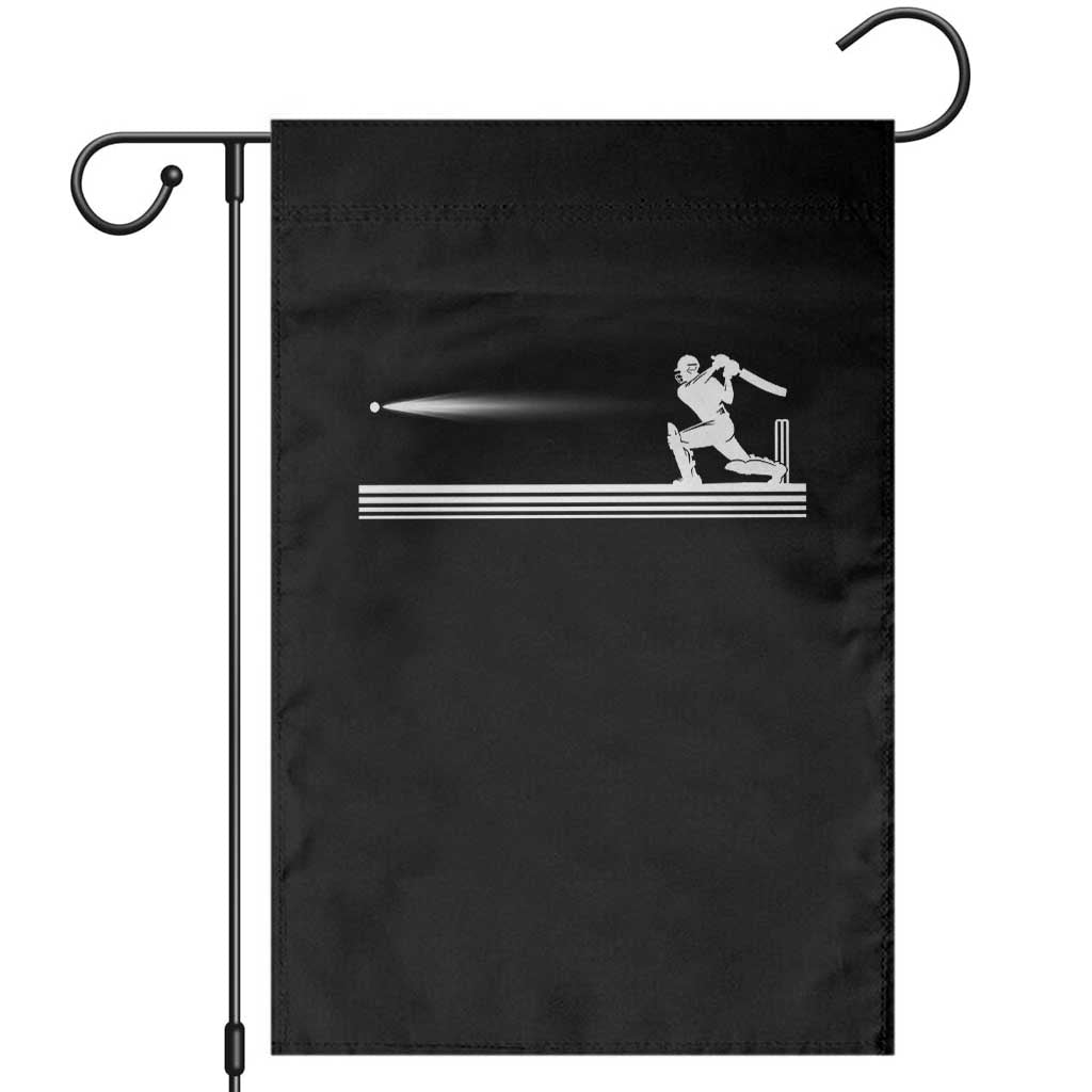 Cricket Player Garden Flag Powerful Batsman Shot Cricket Gifts