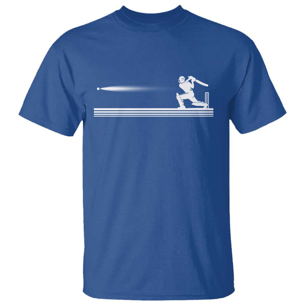 Cricket Player T Shirt Powerful Batsman Shot Cricket Gifts