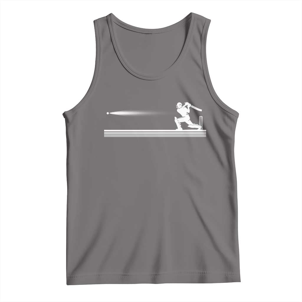 Cricket Player Tank Top Powerful Batsman Shot Cricket Gifts