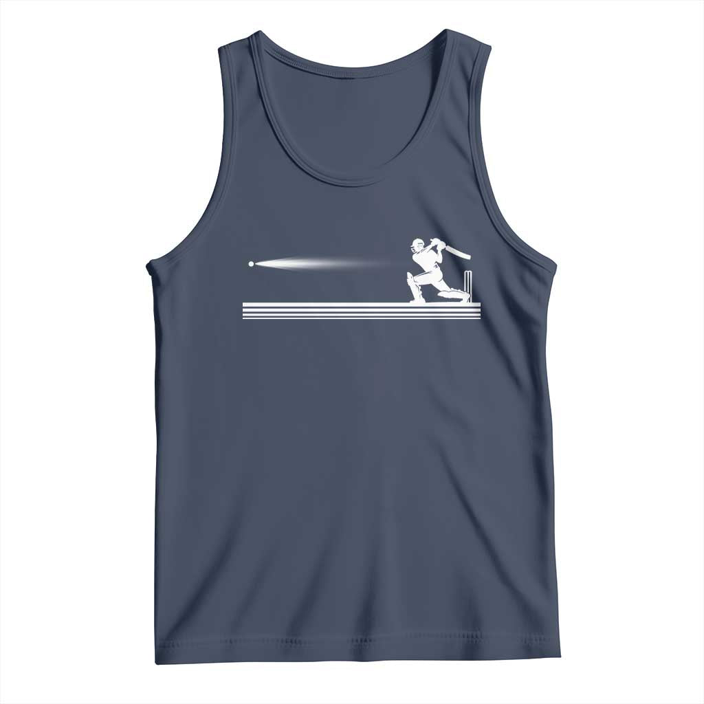 Cricket Player Tank Top Powerful Batsman Shot Cricket Gifts