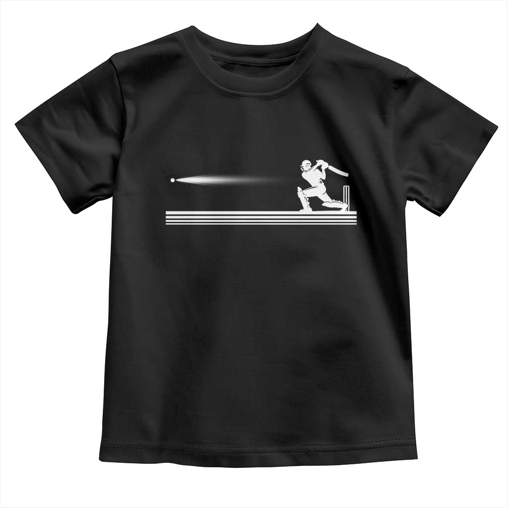 Cricket Player Toddler T Shirt Powerful Batsman Shot Cricket Gifts