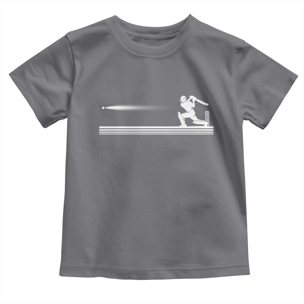 Cricket Player Toddler T Shirt Powerful Batsman Shot Cricket Gifts