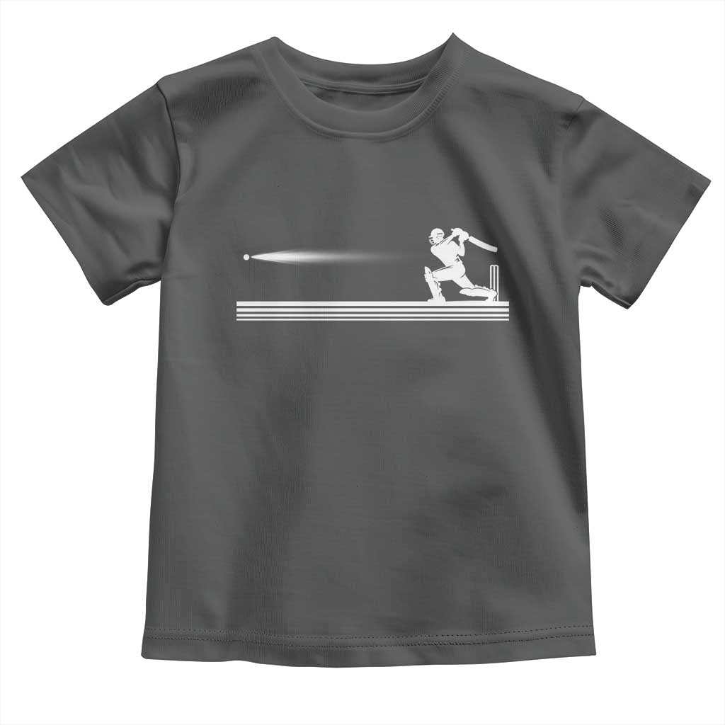 Cricket Player Toddler T Shirt Powerful Batsman Shot Cricket Gifts