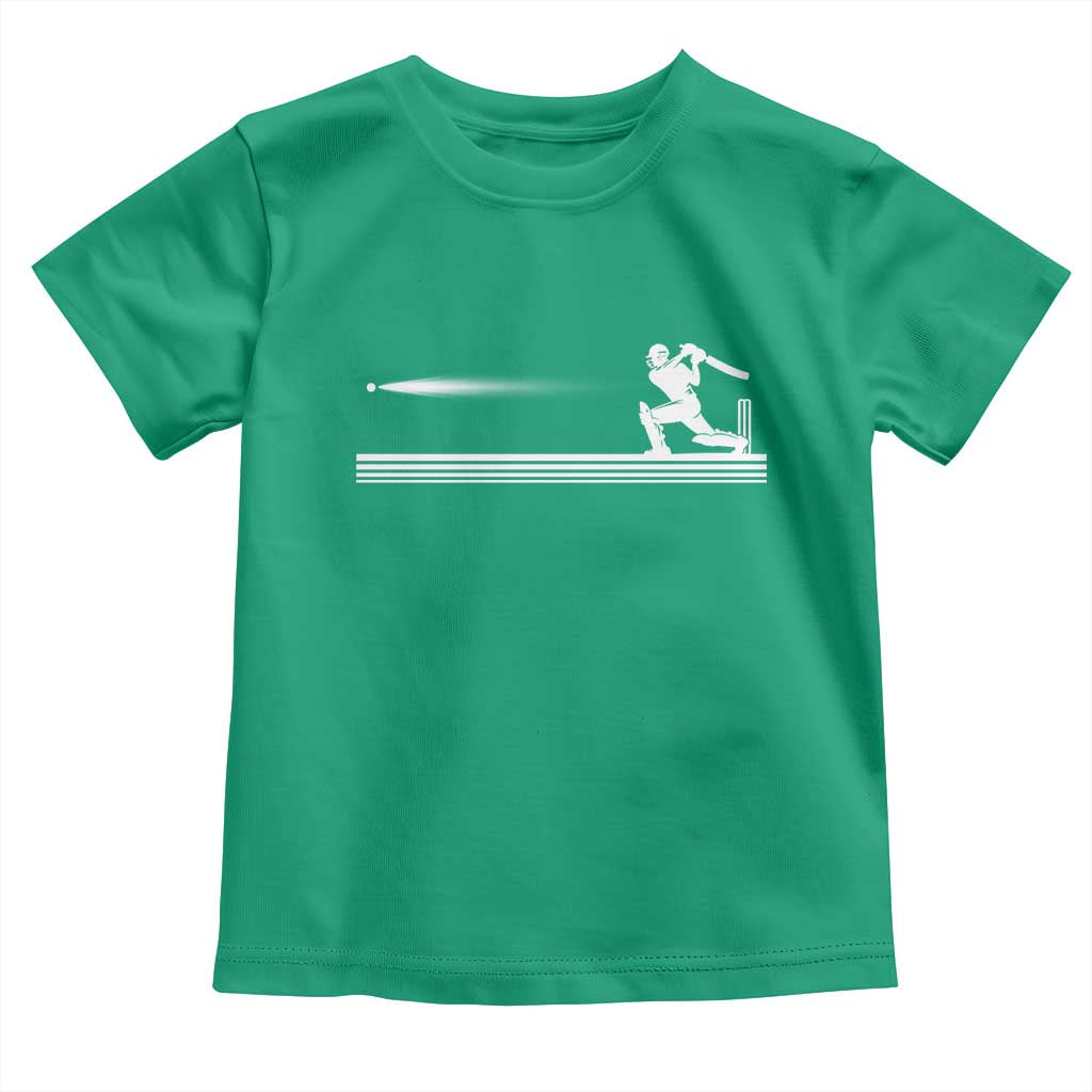 Cricket Player Toddler T Shirt Powerful Batsman Shot Cricket Gifts