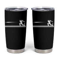 Cricket Player Tumbler Cup Powerful Batsman Shot Cricket Gifts