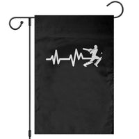 Cricket Player Garden Flag Cricket Heartbeat Batsman