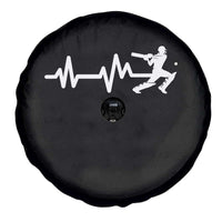Cricket Player Spare Tire Cover Cricket Heartbeat Batsman