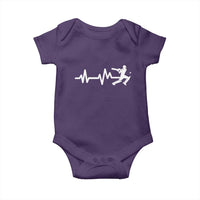 Cricket Player Baby Onesie Cricket Heartbeat Batsman