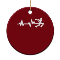 Cricket Player Ceramic Ornament Cricket Heartbeat Batsman
