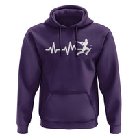 Cricket Player Hoodie Cricket Heartbeat Batsman