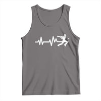 Cricket Player Tank Top Cricket Heartbeat Batsman