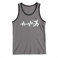 Cricket Player Tank Top Cricket Heartbeat Batsman