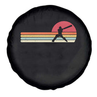 Retro Cricket Player Spare Tire Cover Retro Vintage Sport Batsman Cricket Gifts
