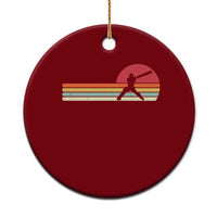 Retro Cricket Player Ceramic Ornament Retro Vintage Sport Batsman Cricket Gifts