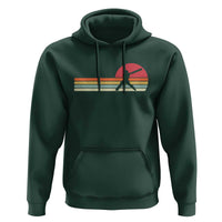 Retro Cricket Player Hoodie Retro Vintage Sport Batsman Cricket Gifts