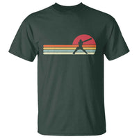 Retro Cricket Player T Shirt Retro Vintage Sport Batsman Cricket Gifts