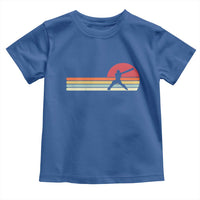 Retro Cricket Player Toddler T Shirt Retro Vintage Sport Batsman Cricket Gifts