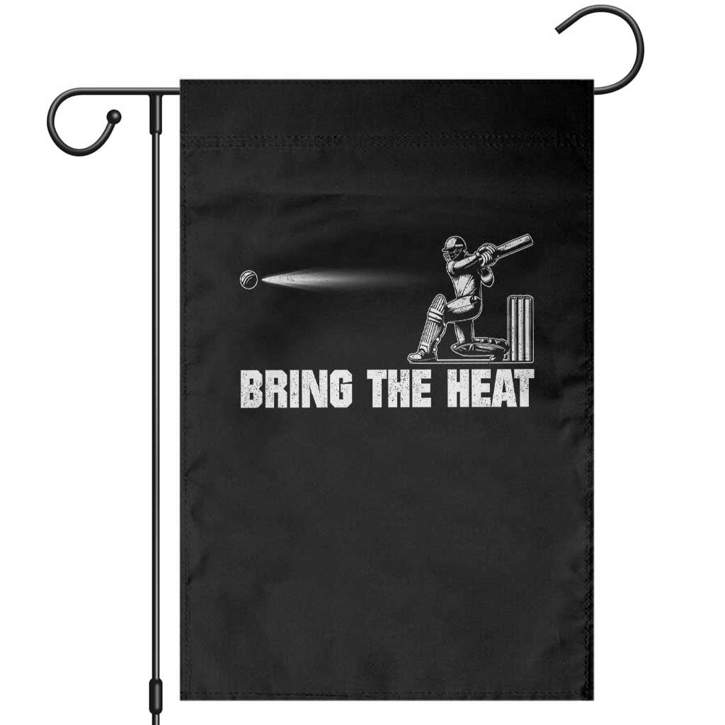 Cricket Player Garden Flag Bring The Heat Batting