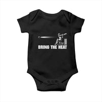 Cricket Player Baby Onesie Bring The Heat Batting