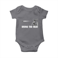 Cricket Player Baby Onesie Bring The Heat Batting