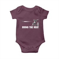 Cricket Player Baby Onesie Bring The Heat Batting