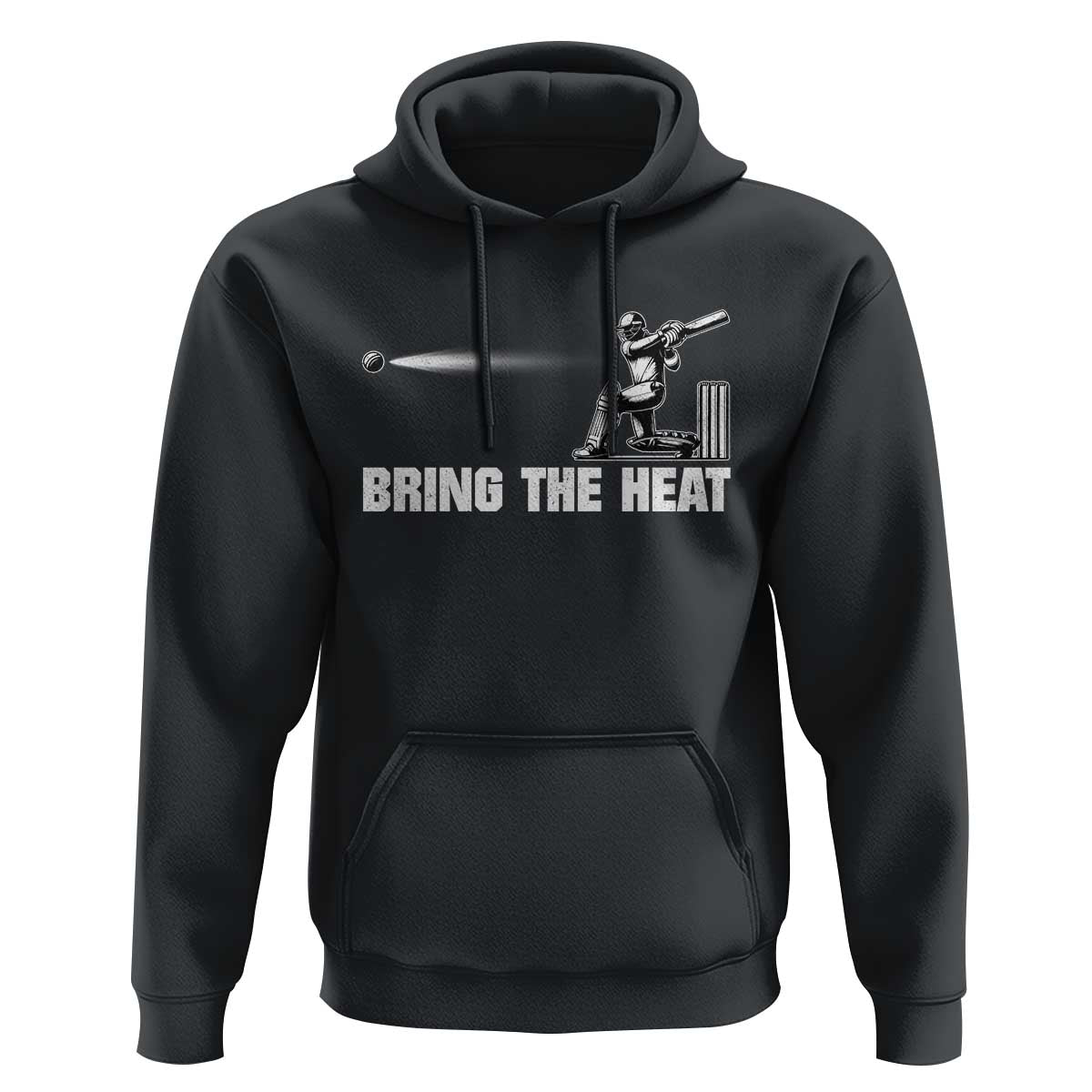 Cricket Player Hoodie Bring The Heat Batting
