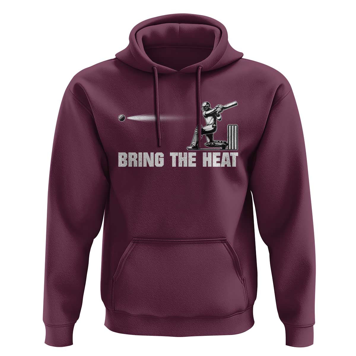 Cricket Player Hoodie Bring The Heat Batting