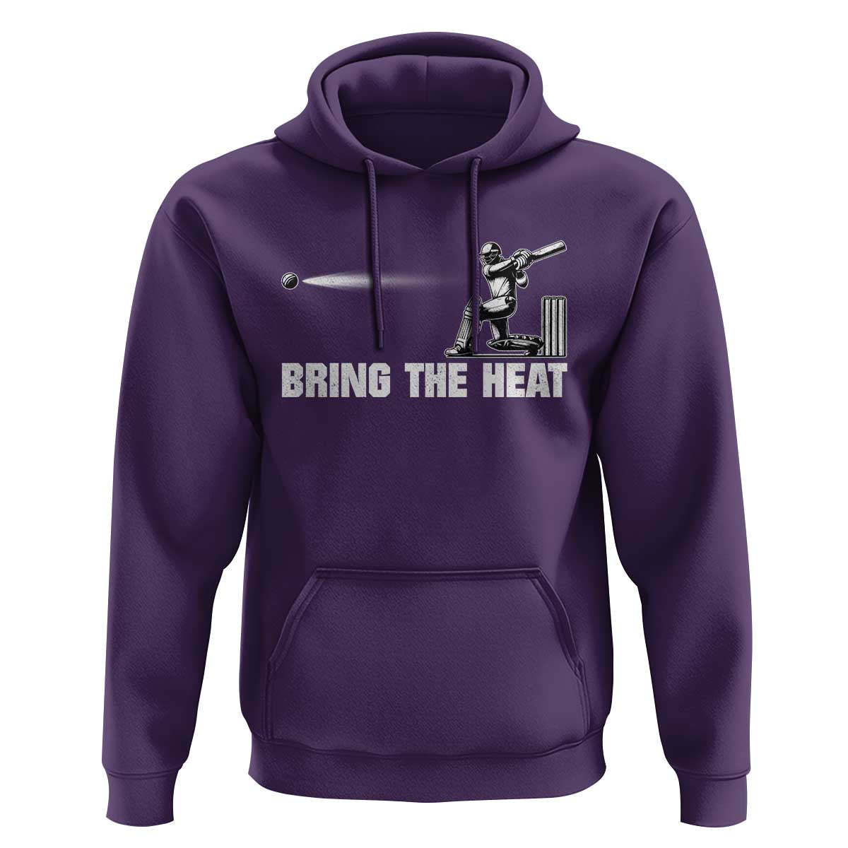 Cricket Player Hoodie Bring The Heat Batting