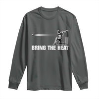 Cricket Player Long Sleeve Shirt Bring The Heat Batting