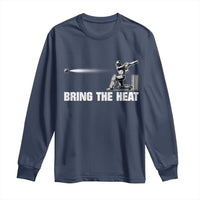 Cricket Player Long Sleeve Shirt Bring The Heat Batting