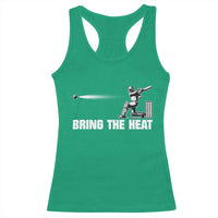 Cricket Player Racerback Tank Top Bring The Heat Batting