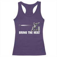 Cricket Player Racerback Tank Top Bring The Heat Batting