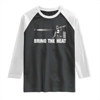 Cricket Player Raglan Shirt Bring The Heat Batting