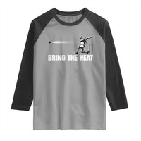 Cricket Player Raglan Shirt Bring The Heat Batting