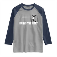 Cricket Player Raglan Shirt Bring The Heat Batting