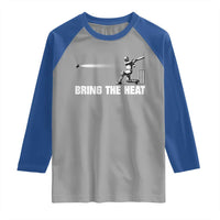 Cricket Player Raglan Shirt Bring The Heat Batting