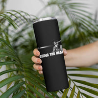 Cricket Player Skinny Tumbler Bring The Heat Batting