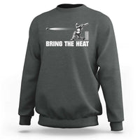 Cricket Player Sweatshirt Bring The Heat Batting