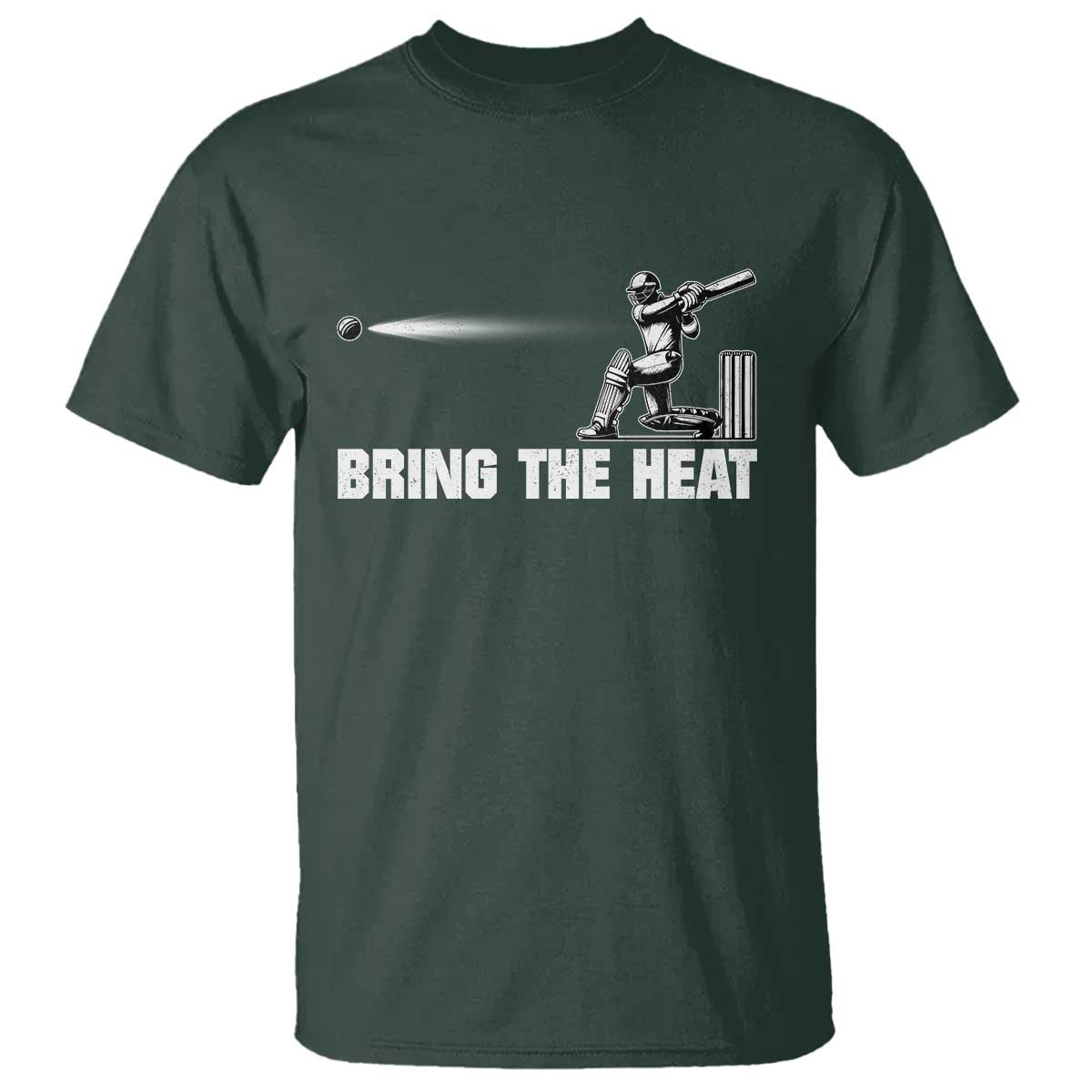 Cricket Player T Shirt Bring The Heat Batting