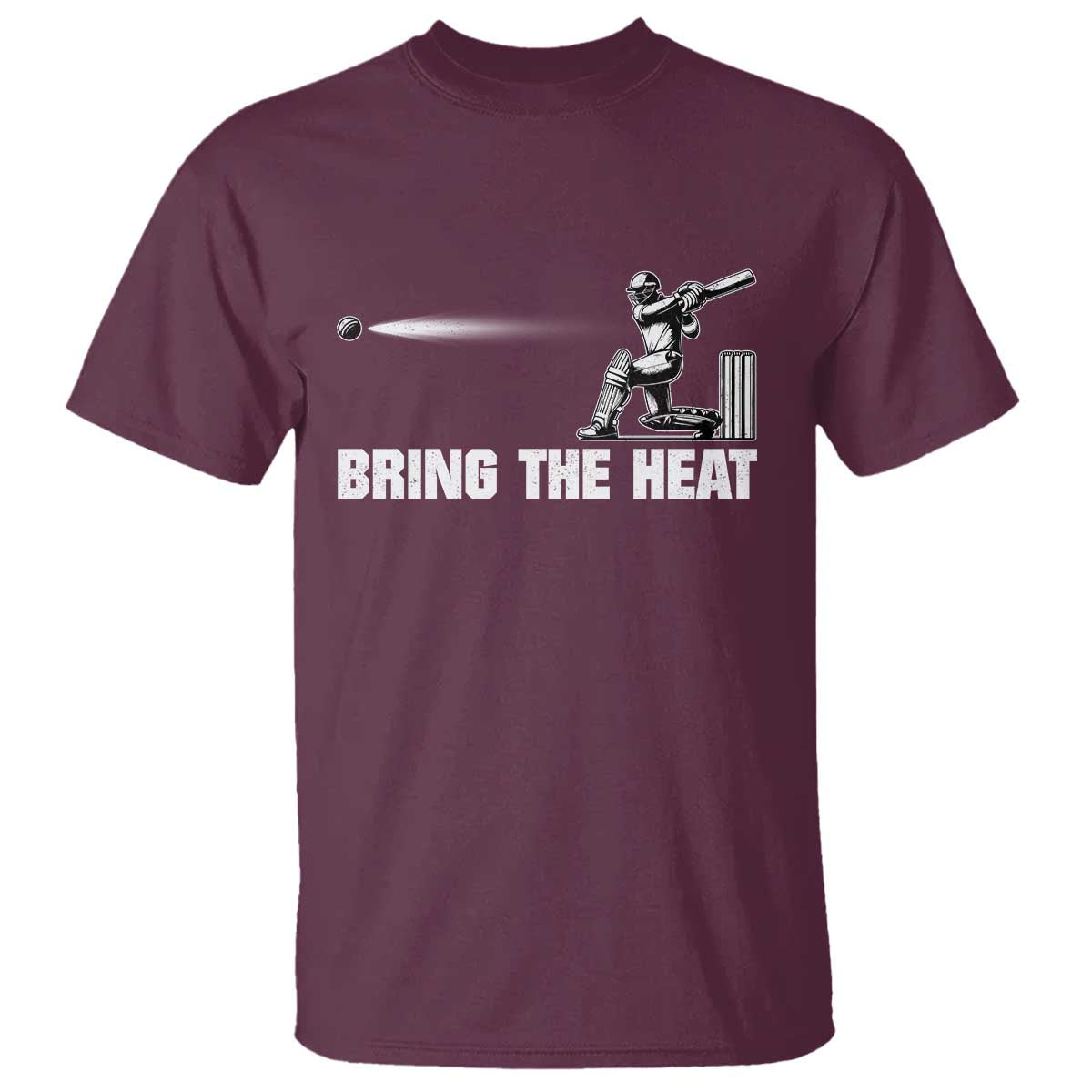 Cricket Player T Shirt Bring The Heat Batting