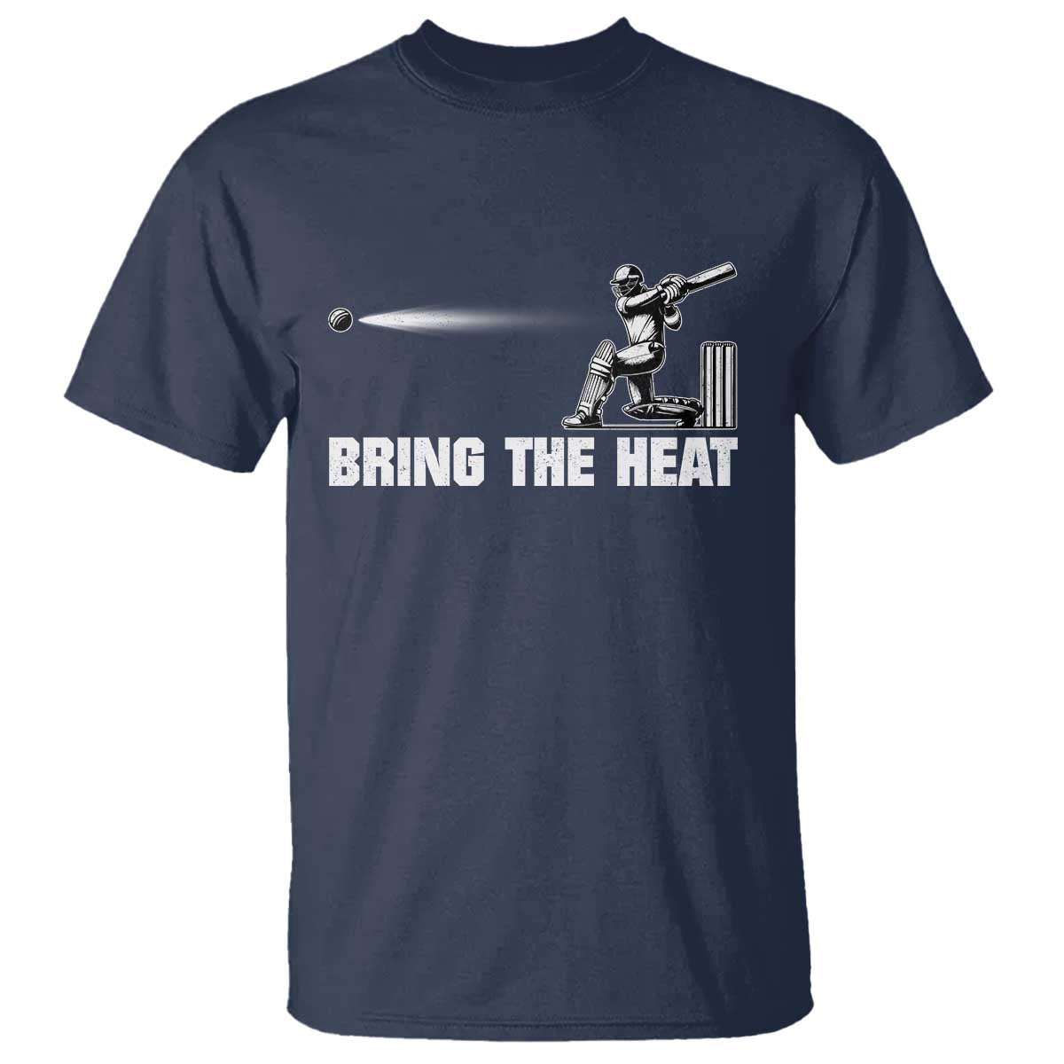 Cricket Player T Shirt Bring The Heat Batting